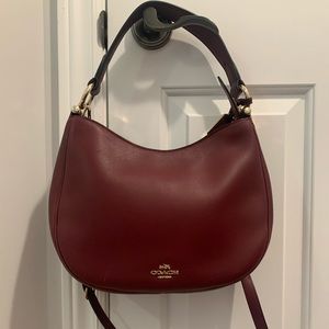 Authentic Coach Burgundy Bag